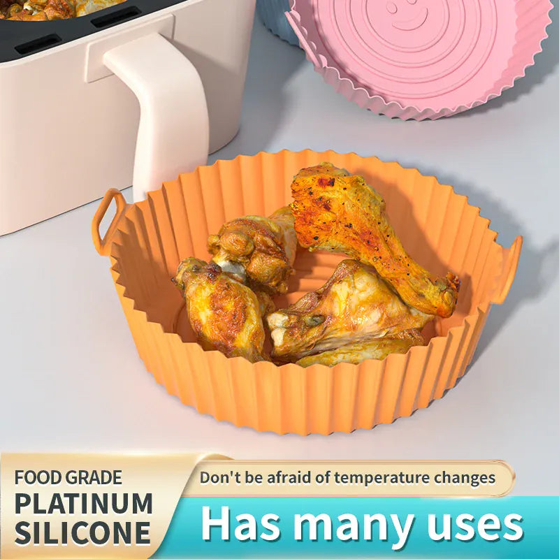 Moule Silicone Air Fryer Rond Réutilisable 25 cm - Lot de 1 Air Fryer