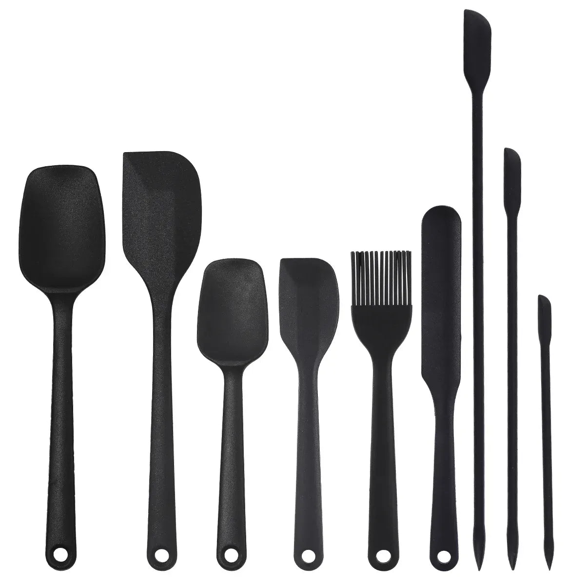 Set Ustensiles Silicone 6/9 Pieces Résistants Chaleur pour Pâtisserie spatule en silicone