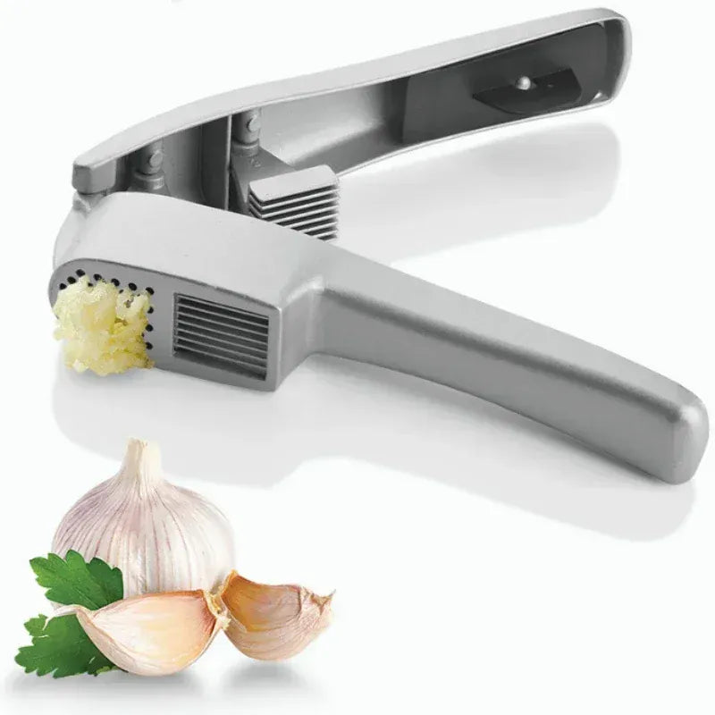 Presse-Ail Aluminium Manuel 2 en 1 avec Slicer et Mincer presseail