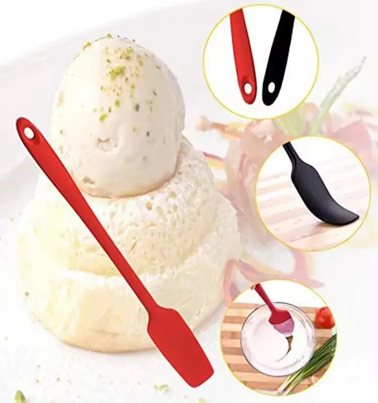 Spatule Silicone Longue 33cm - Ustensile Non-adhérent Roug spatule en silicone