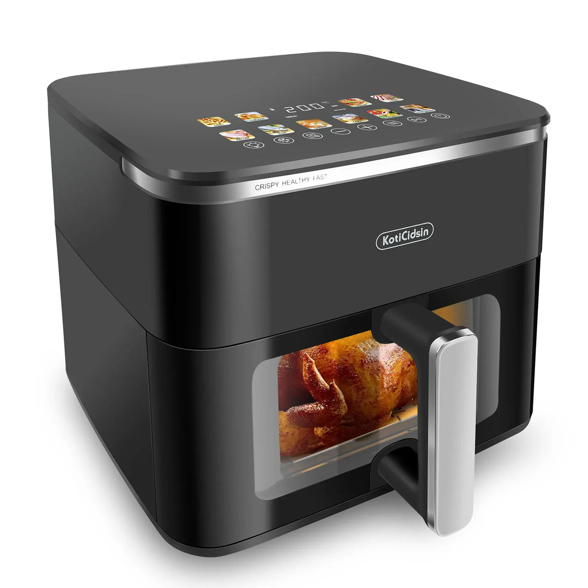 Air Fryer 11L 2000W Écran Tactile et Hublot Visible airfryers