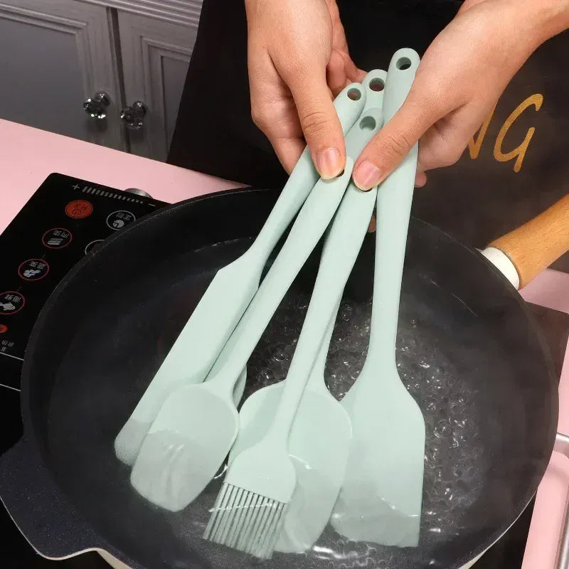 Set Spatules Silicone 6 Pièces Résistantes à la Chaleur pour Cuisine spatule en silicone