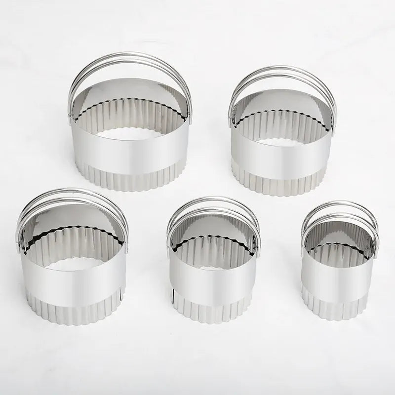 Emporte-pièces à biscuits en acier inoxydable - Set de 5 pièces emportepieces