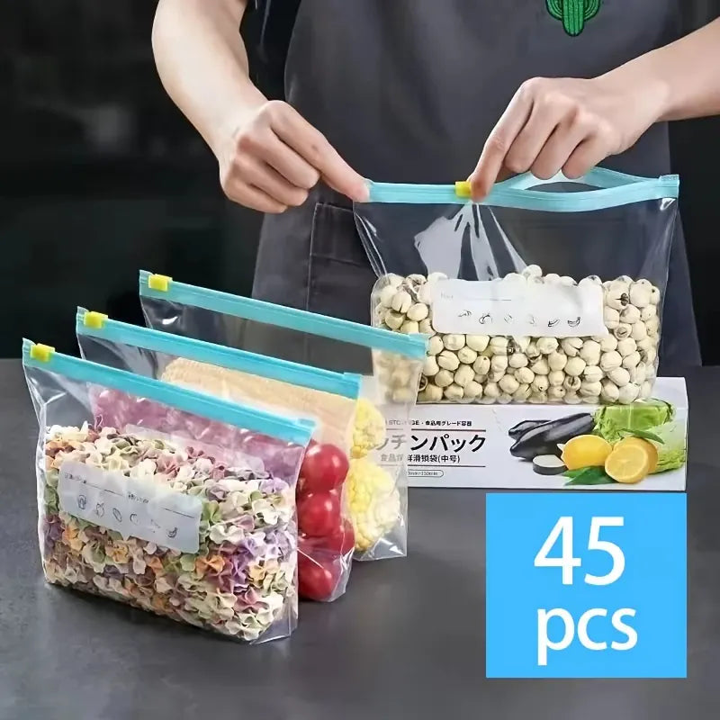 sachets alimentaires hermétiques réutilisables