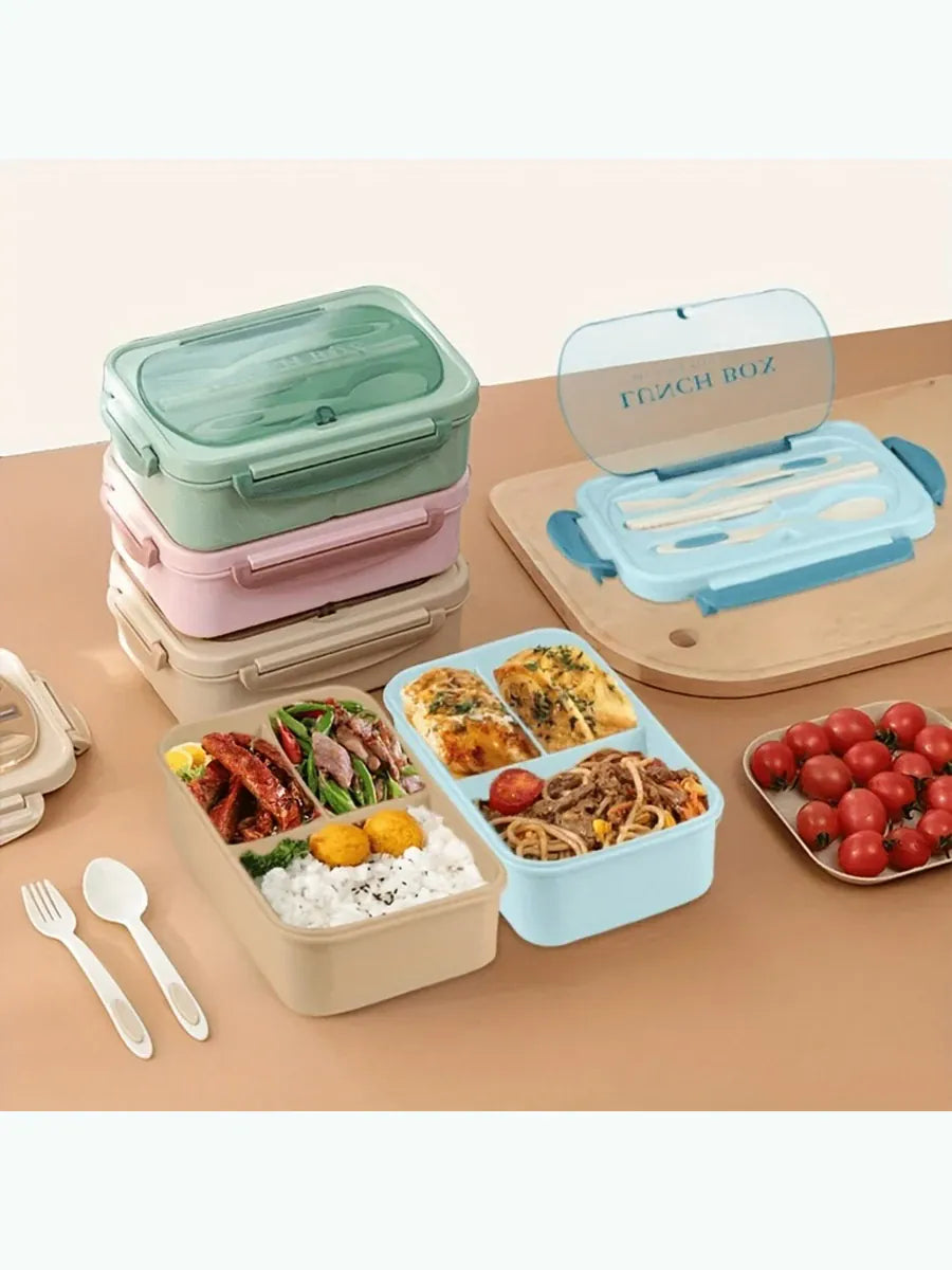 Bento Box Isotherme 2 Compartiments - Contenant Scellé Portable lunchbox