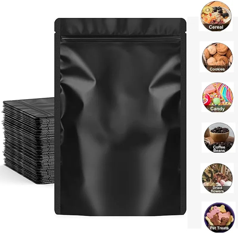 Sachets Zip Alimentaires Hermétiques - Lot de 50 en Aluminum ssr