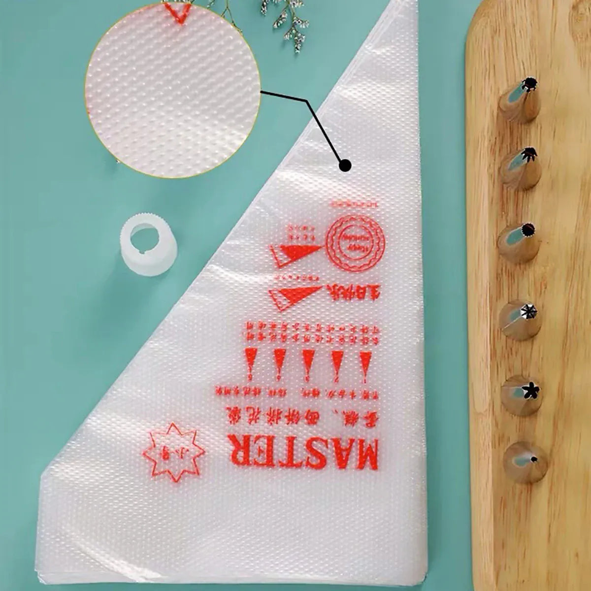 Poches à Douilles Jetables Épaisses - 100 PCS pour Décoration de Gâteaux douillepoche