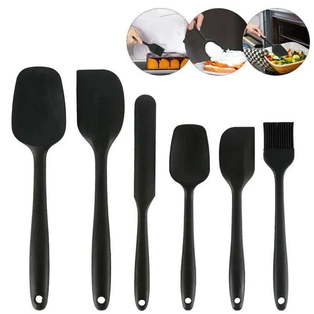 Set Spatules Silicone 6 Pieces | Résistantes à la Chaleur et Antiadhésives spatule en silicone