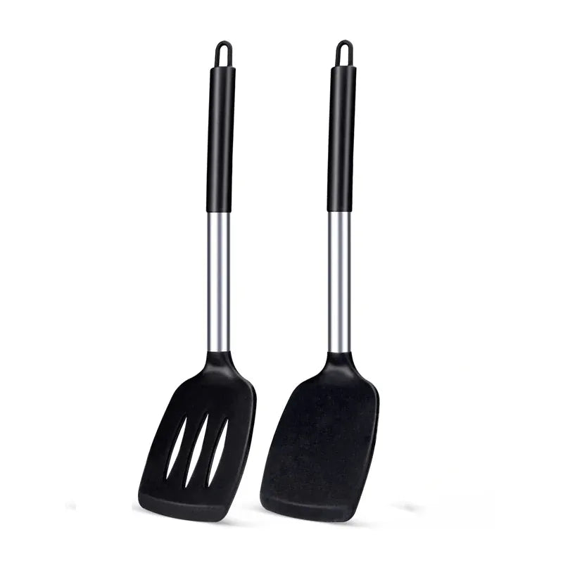 Set Spatules Silicone 1/2 pièces Résistantes à la Chaleur pour Cuisine spatule en silicone