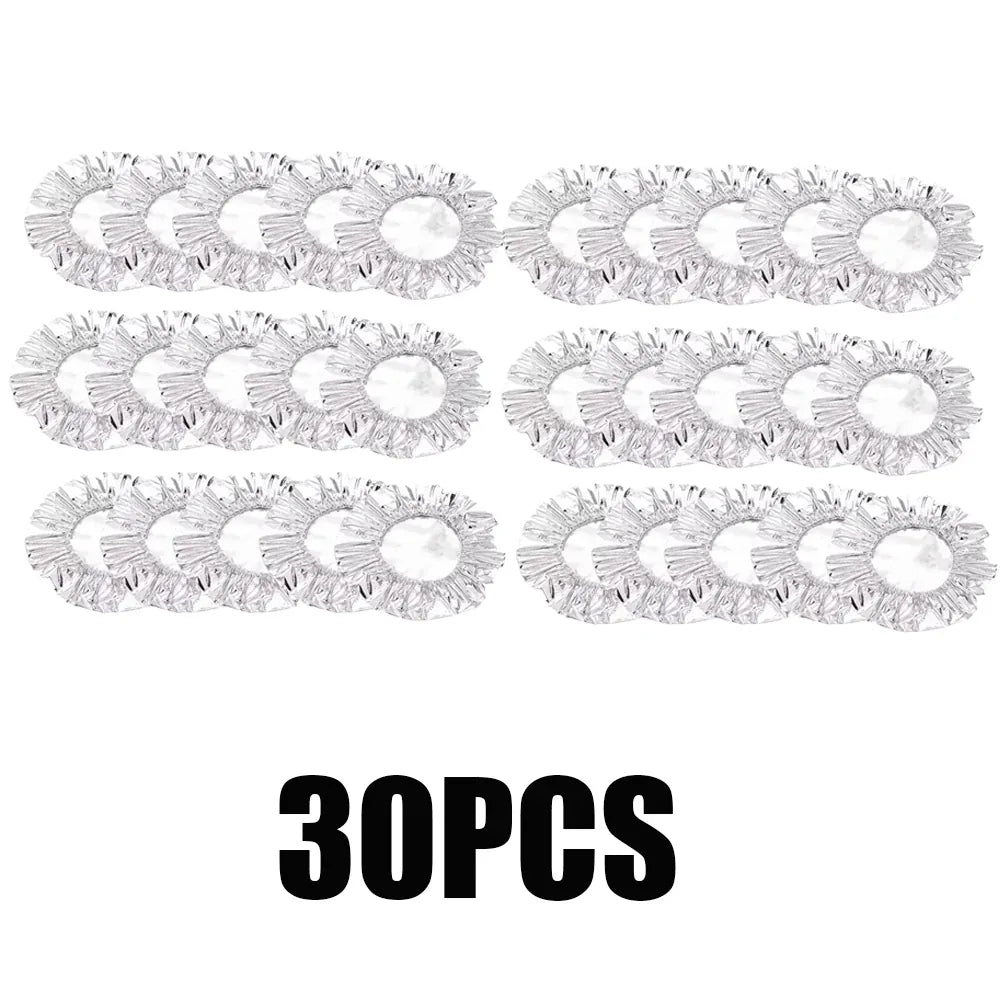 Couvercles Alimentaires Réutilisables en Aluminium - Lot de 60 Pieces