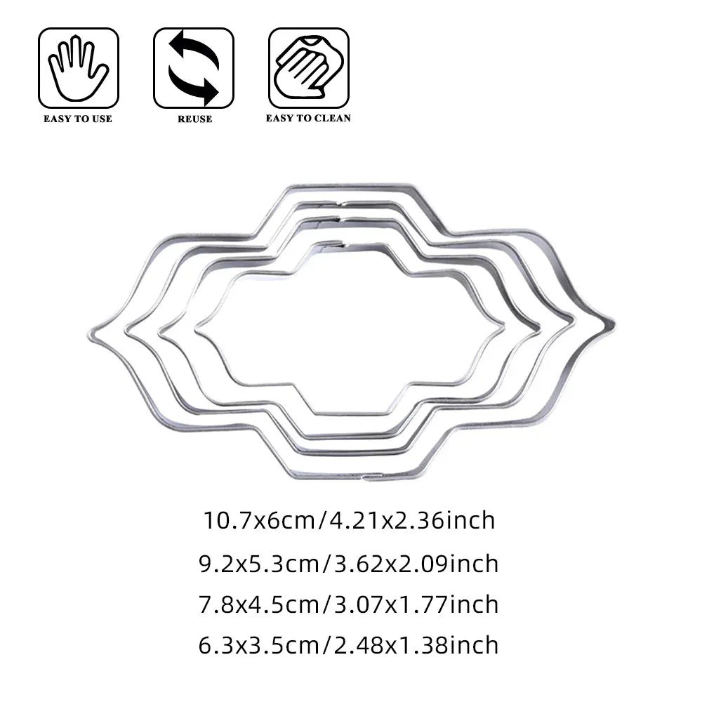 Emporte-pièces en acier inoxydable 34 pièces - Formes variées pour pâtisserie emportepieces
