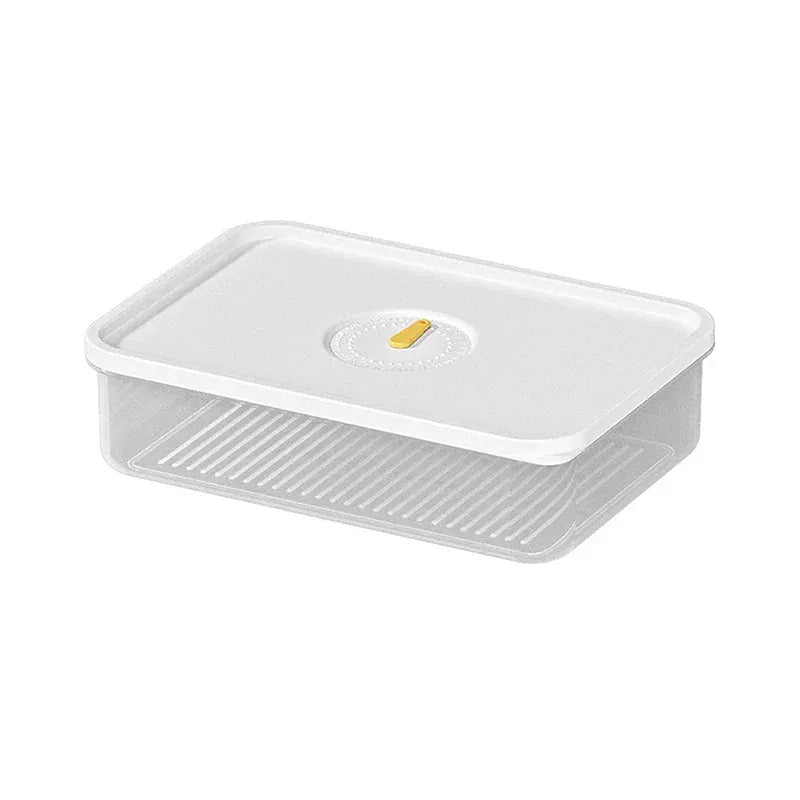 Bac de Conservation Transparent pour Viande et Fromage | 4 Pièces