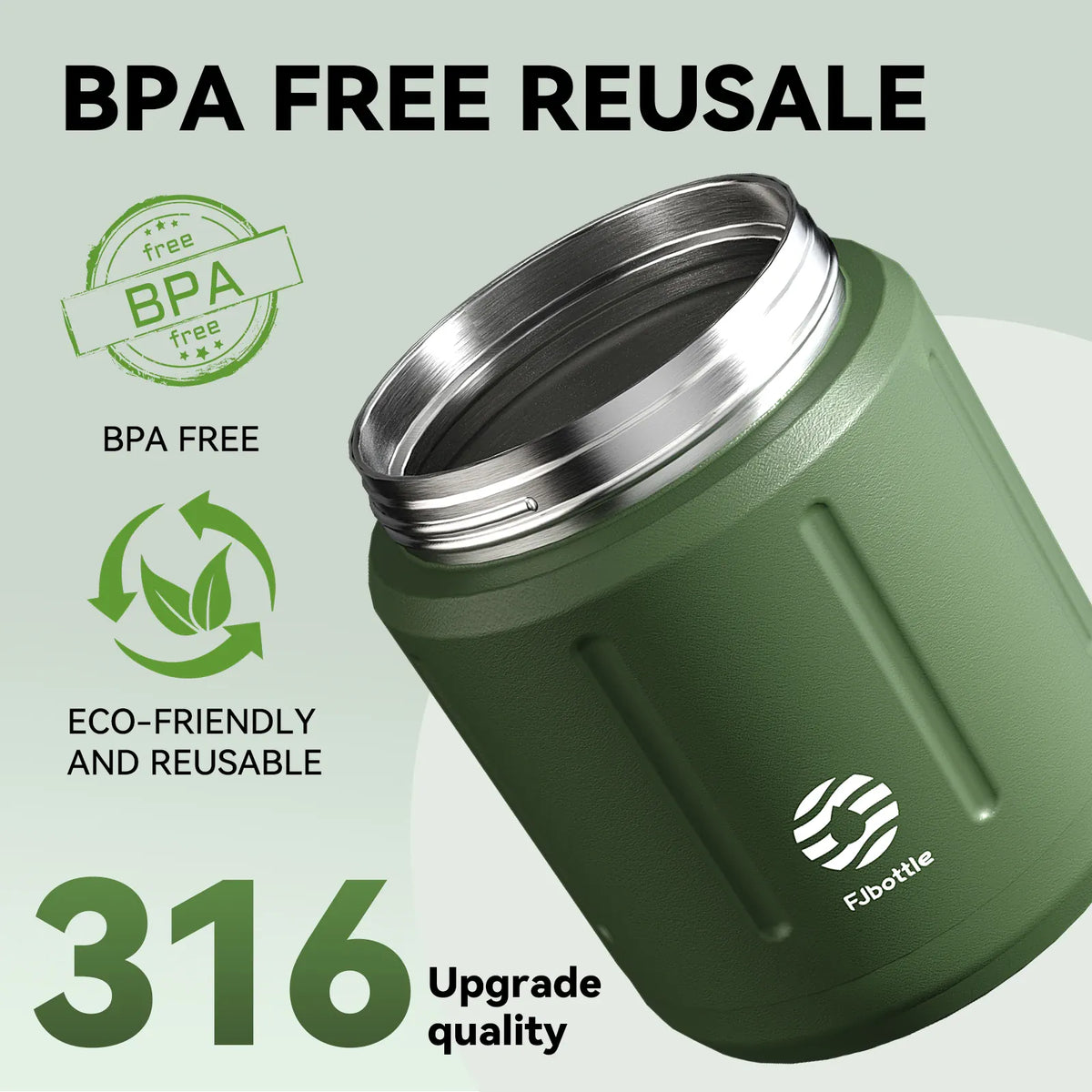 Thermos Repas 500 ml — Inox Double Paroi, Cuillère Pliante et Sac Isotherme Inclus lunchbox