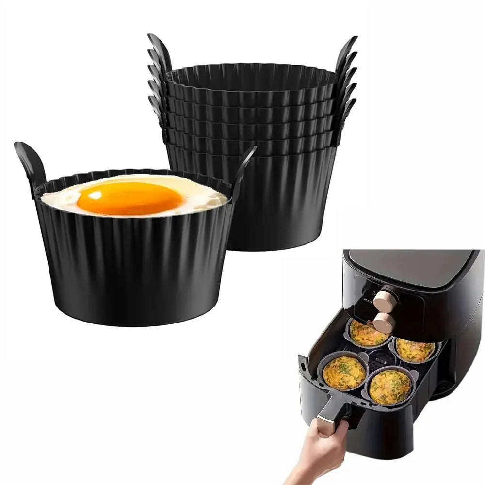 Ramequins Silicone Air Fryer Réutilisables Lot de 5 pièces Air Fryer