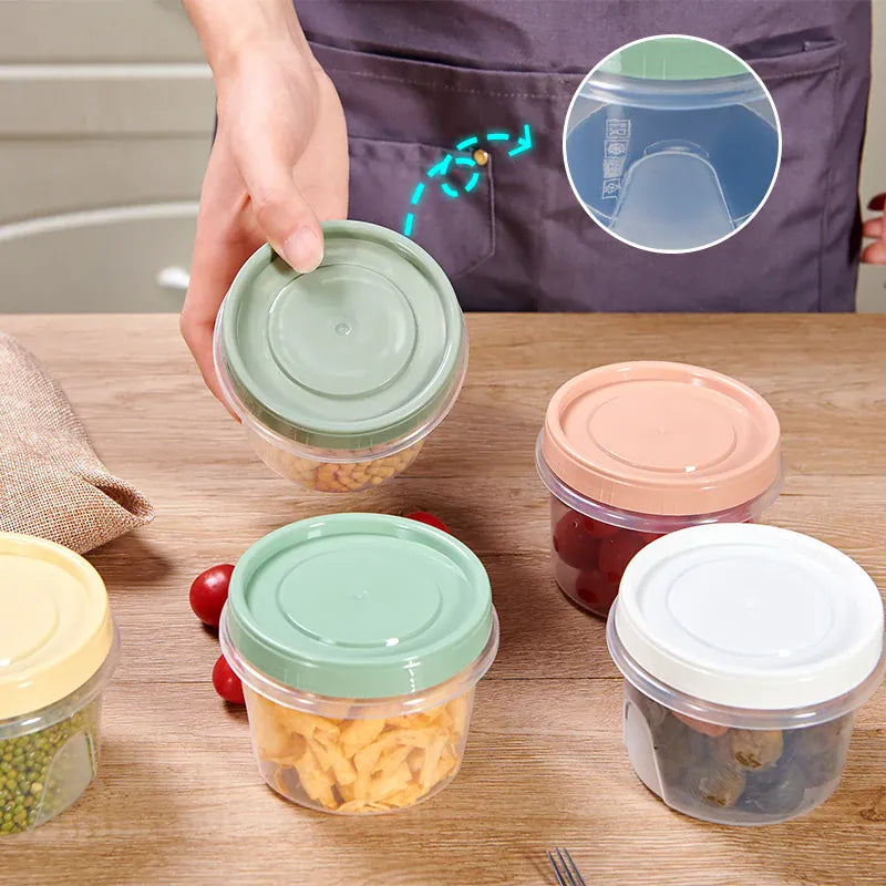 Boîte de Rangement Frigo Hermétique 500ml | 8 Pièces Empilables
