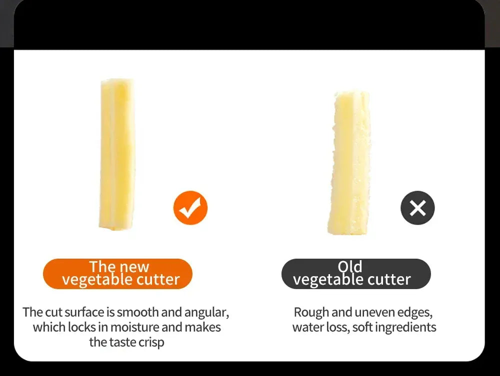 Mandoline Coupe-Légumes Multifonction 4-en-1 — Julienne 3/7 mm Mandoline