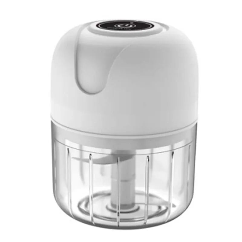 Mini Hachoir Électrique Sans Fil 250 ml — Rechargeable USB, Lame Inox 3 Feuilles mini hachoir