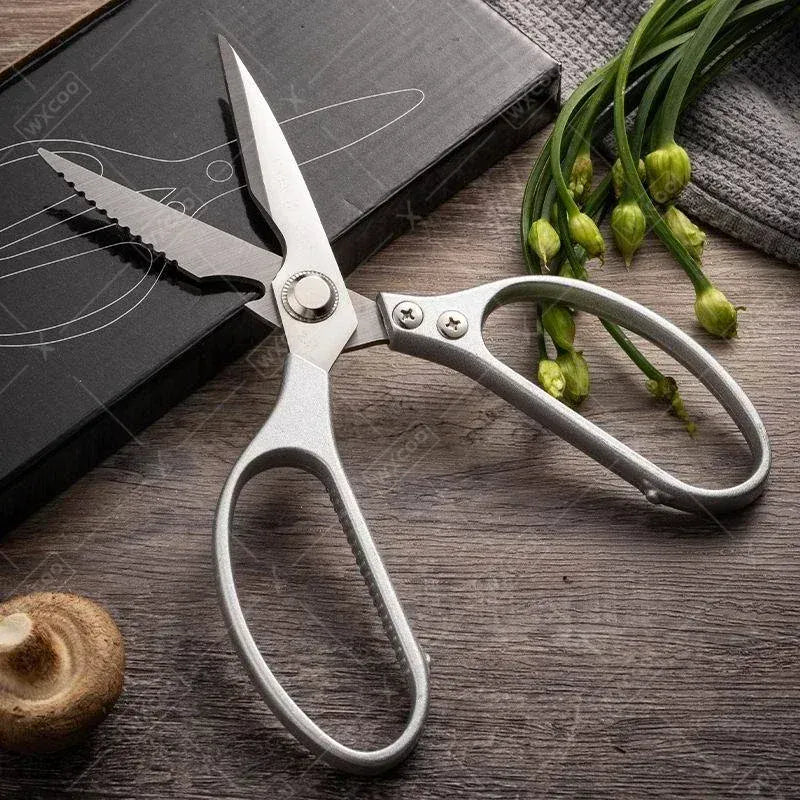 Ciseaux de cuisine inox multifonctions pour couper viandes et os ciseaux