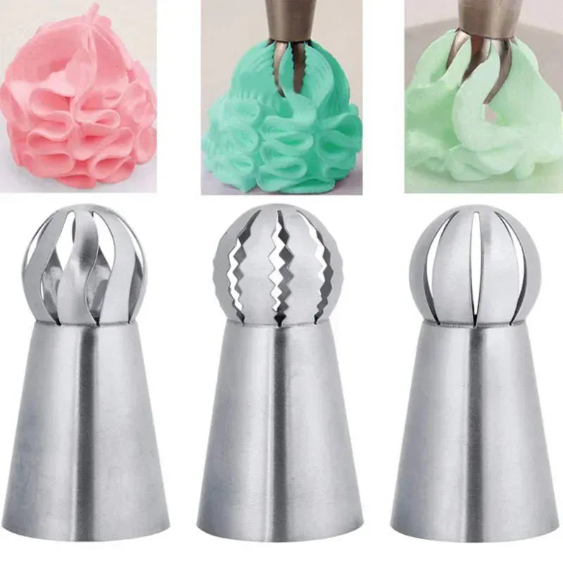 Douilles à Pâtisserie en Acier Inoxydable - Set de 6 Piping Russe douillepoche