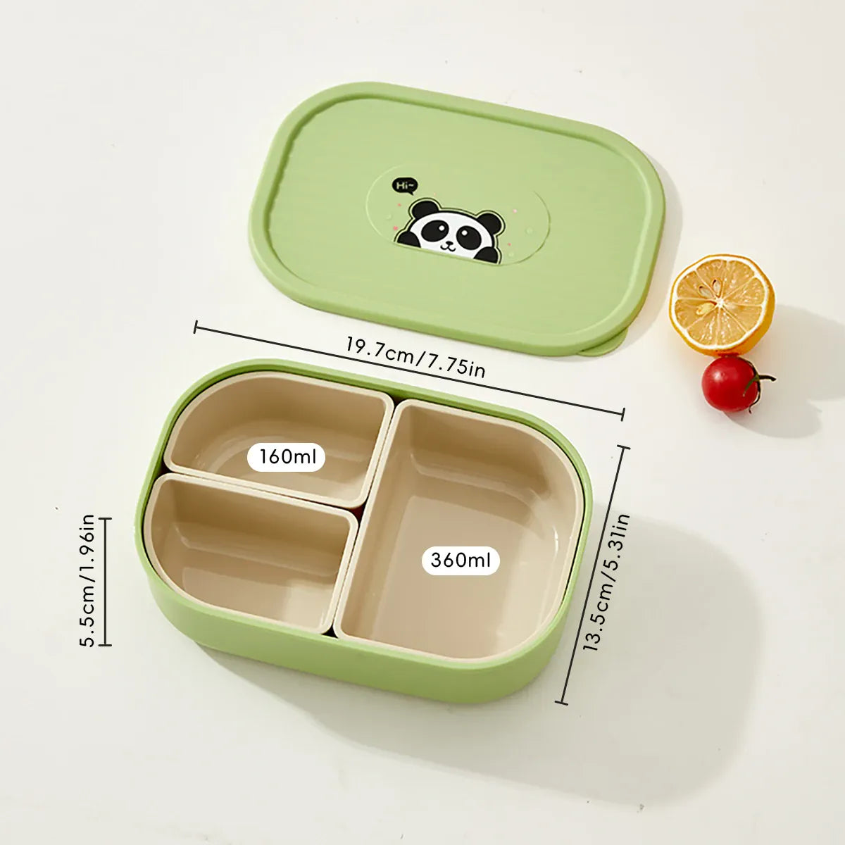 Ensemble Bento pour Enfant avec Sac Isotherme et Couverts Bento