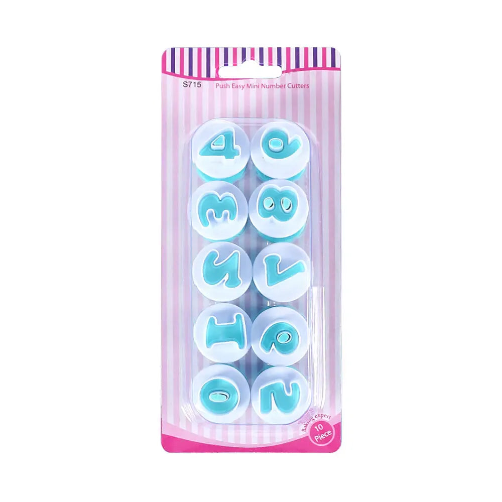 Emporte-pièces en Silicone pour Lettres et Chiffres - 36 Pièces pour Pâtisserie emportepieces