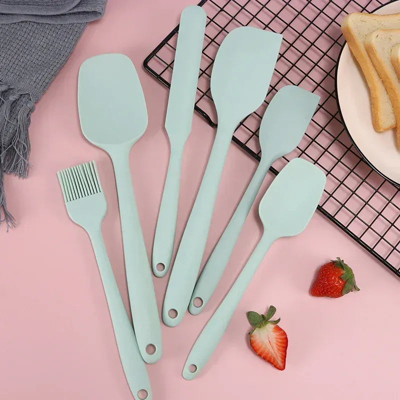 Set Spatules Silicone 6 Pièces Résistantes à la Chaleur pour Cuisine spatule en silicone