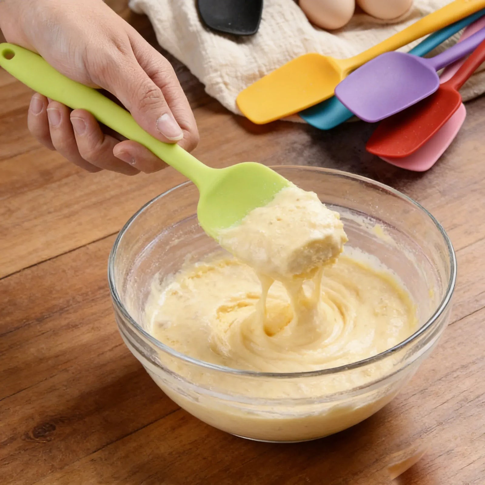 Spatule Silicone Résistante à la Chaleur pour Pâtisserie spatule en silicone
