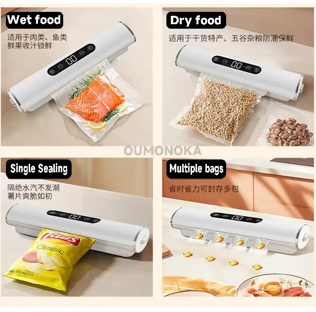 Machine Sous Vide Alimentaire avec Écran LED - Scelleuse Électrique sv