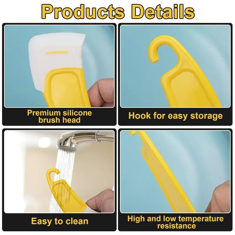 Spatule Silicone Multifonctionnelle Résistante à la Chaleur 1 pièce spatule en silicone