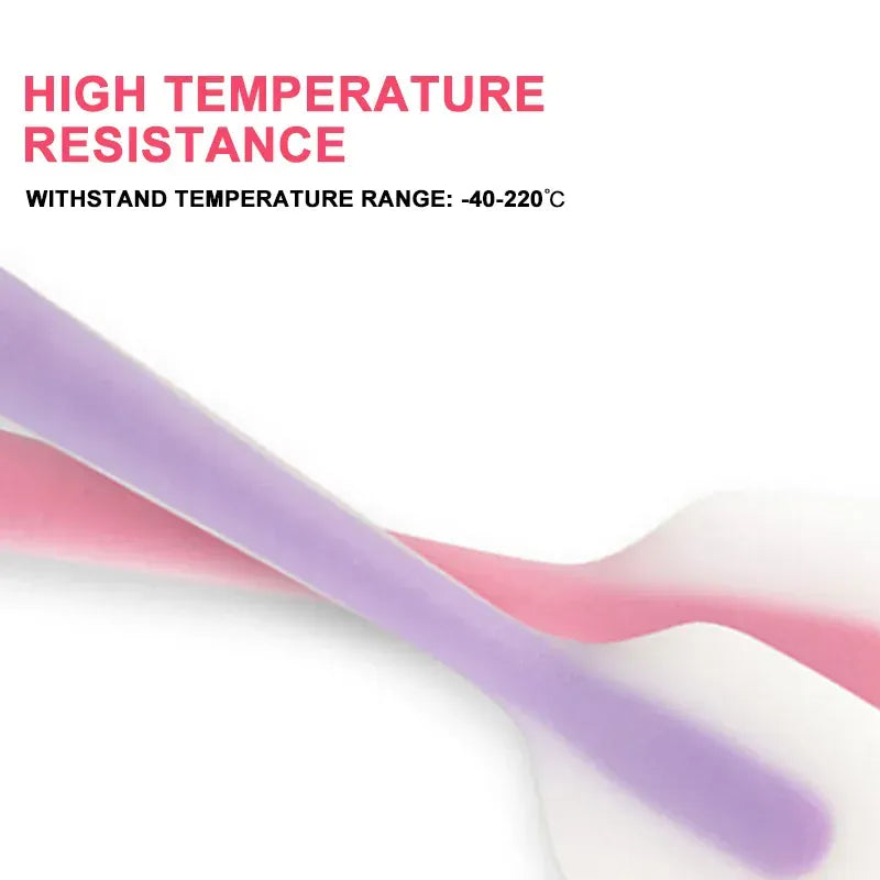 Spatule Silicone Multicolore | Résistante à la Chaleur - 8 pièces spatule en silicone