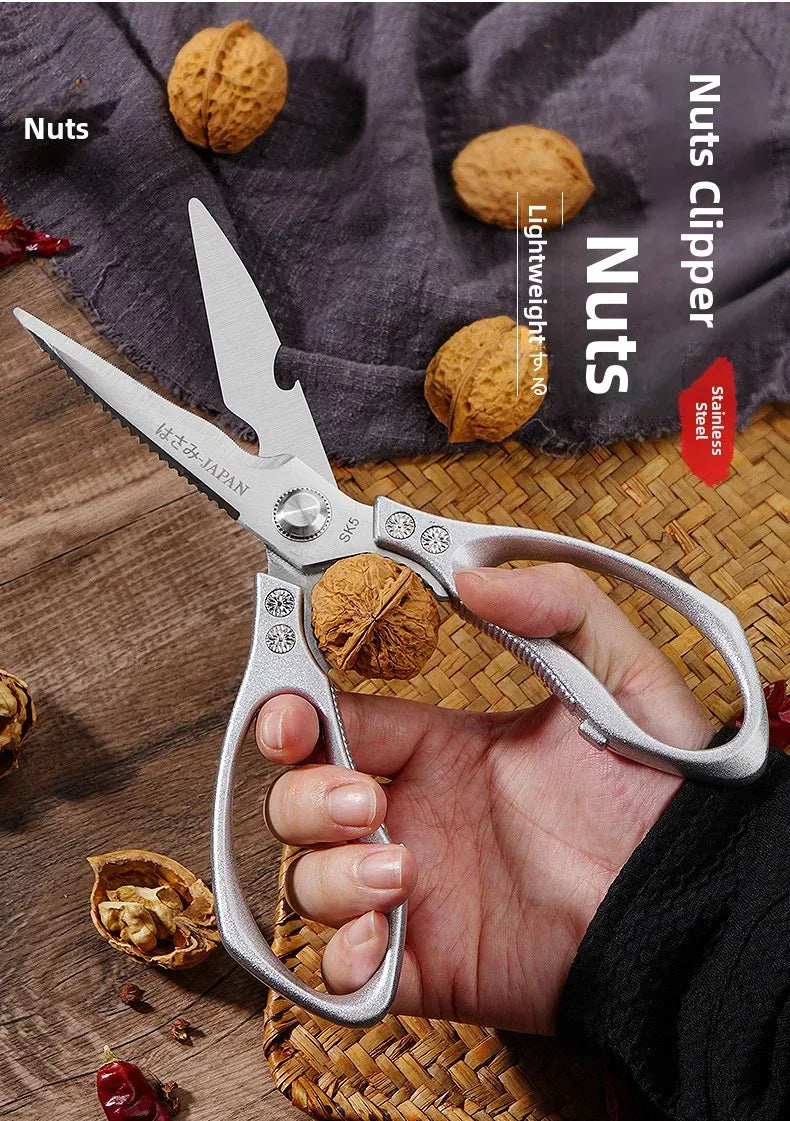 Ciseaux de cuisine en inox multifonction pour couper les os ciseaux