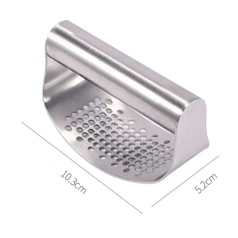 Presse-Ail Inox Manuel avec Presse-Gingembre et Rocker presseail