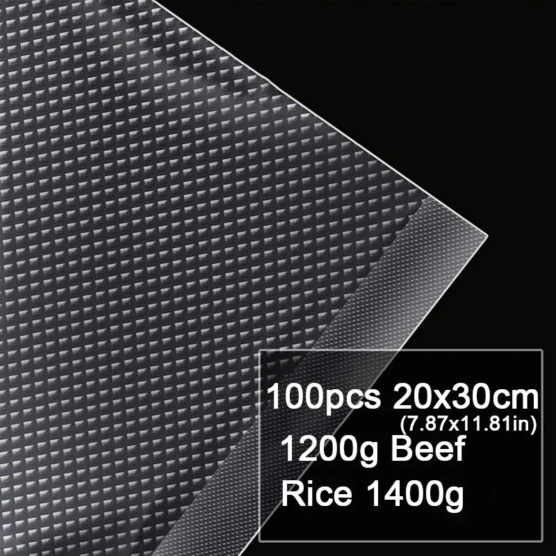 Sacs Sous Vide Hermétiques Lot de 100 Pièces - BPA Free