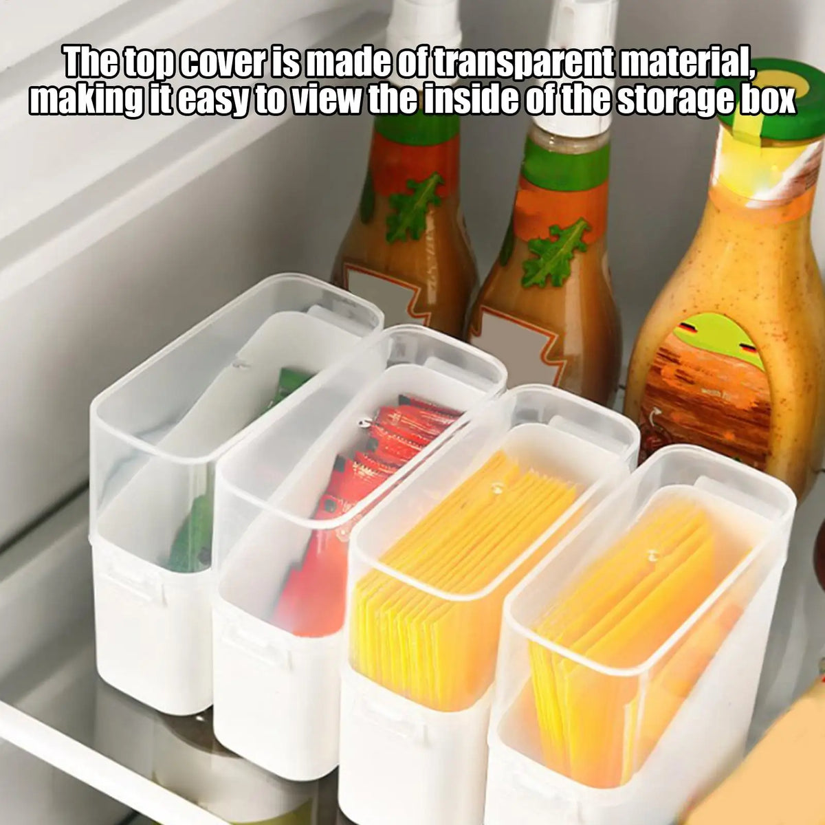 Boîte hermétique de rangement pour fromage | Organiseur frigo transparent