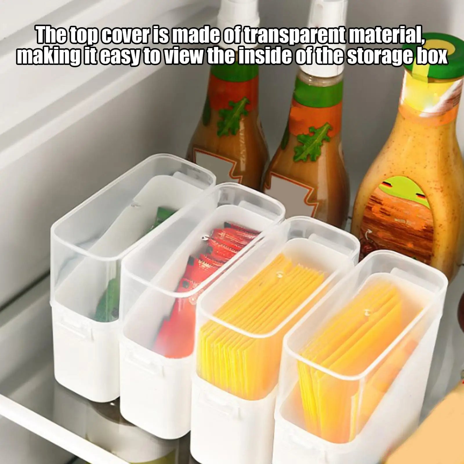 Boîte hermétique de rangement pour fromage | Organiseur frigo transparent