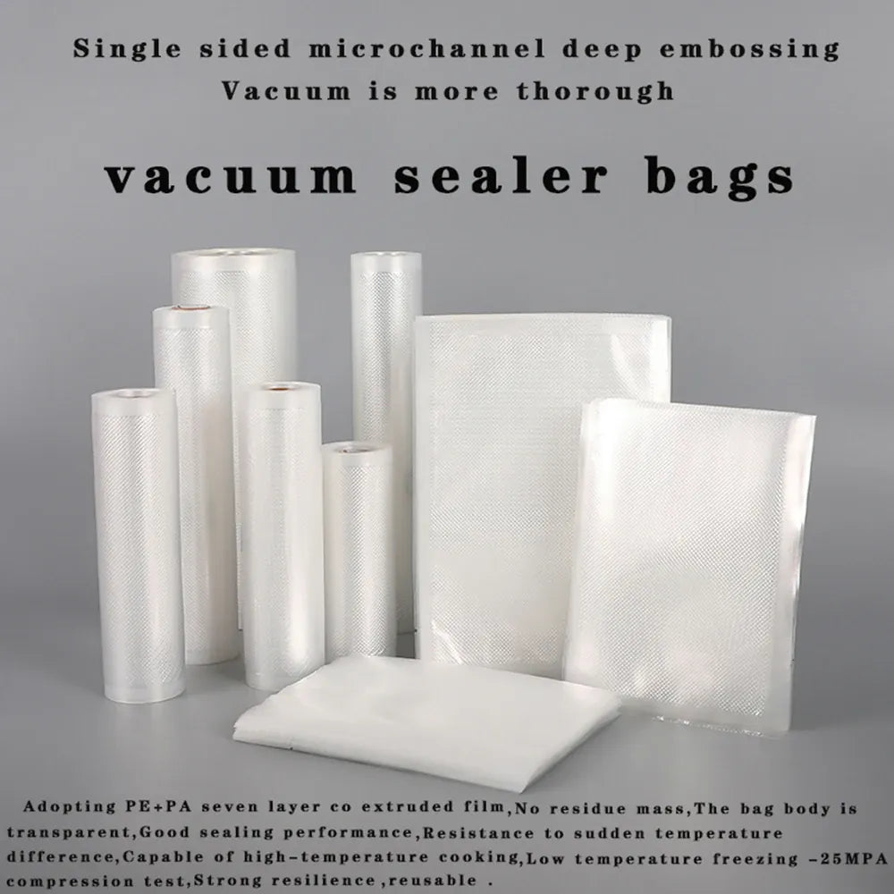 Sacs Sous Vide Réutilisables 500cm - Lot de 1 rouleau BPA Free
