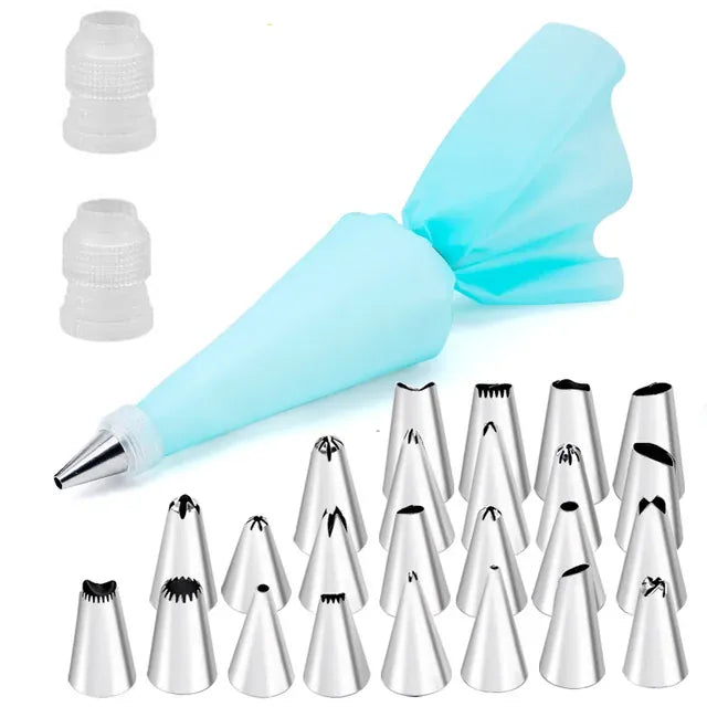 Douilles à pâtisserie en acier inoxydable - 24 pièces pour décoration gâteaux douillepoche