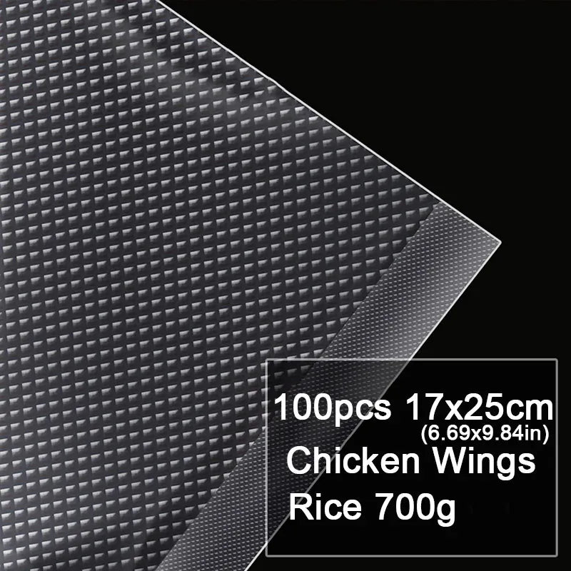 Sacs Sous Vide Hermétiques Lot de 100 Pièces - BPA Free