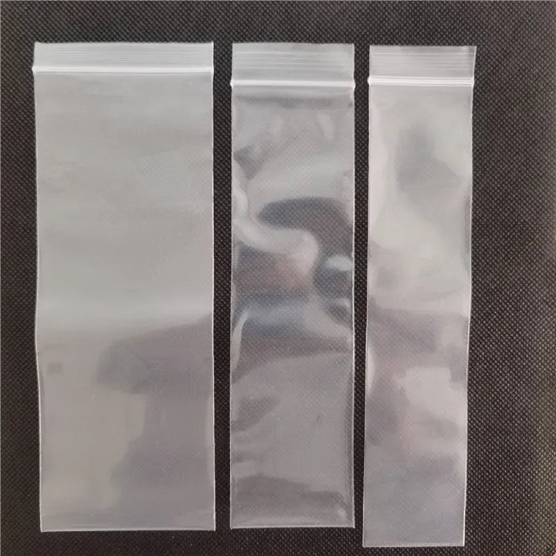 lot de sachets zip transparents pour aliments