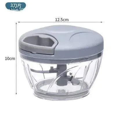 Presse-Ail Manuel Inox avec Cutter Multifonction 3 Pièces presseail