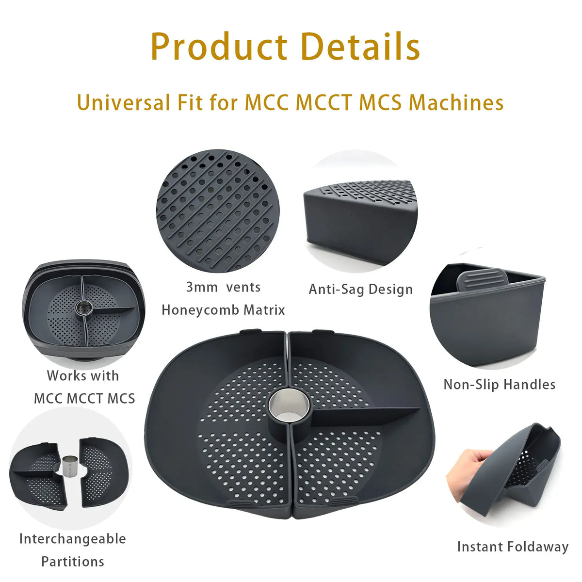 Accessoire Monsieur Cuisine Panier Vapeur Silicone - Compatible Connect Smart Trend Monsieur Cuisine
