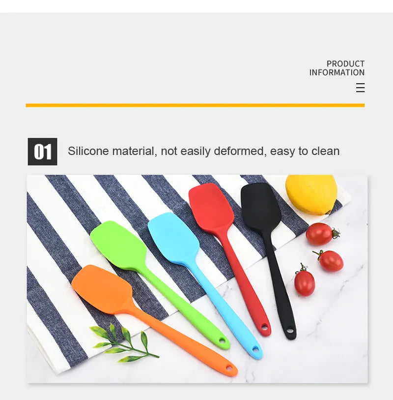 Spatule Silicone 21cm Résistante à Haute Température | Non-adhésive spatule en silicone