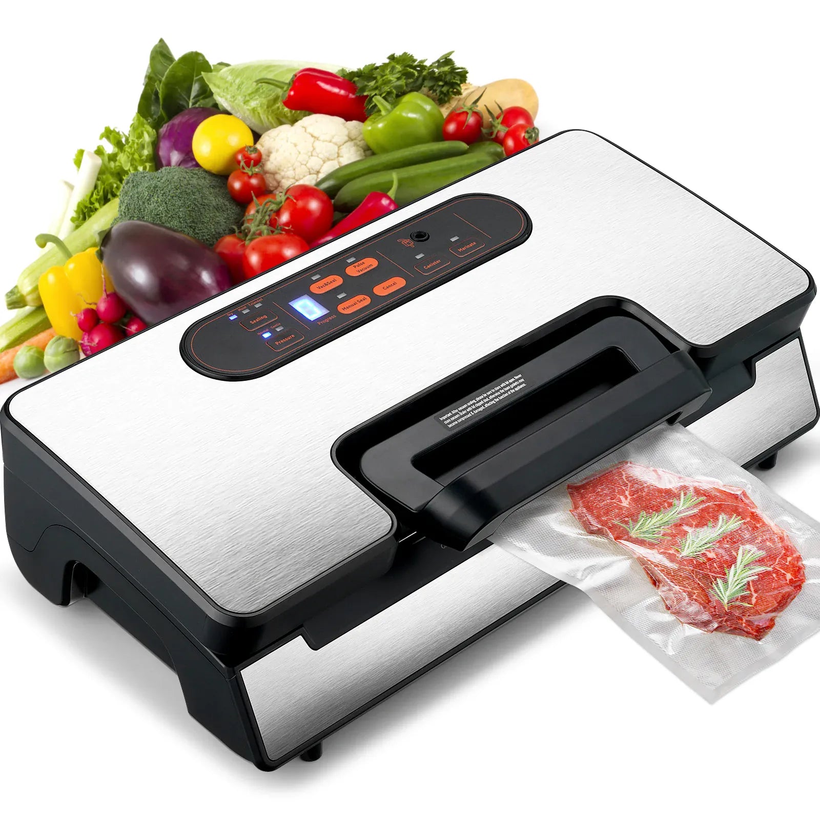 Machine Sous Vide Alimentaire 130W 90 kPa avec 10 Sacs Offerts sv