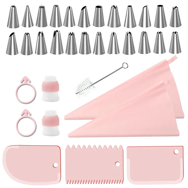 Poche à Douille Pâtisserie en Silicone avec 22 Accessoires Inclus douillepoche