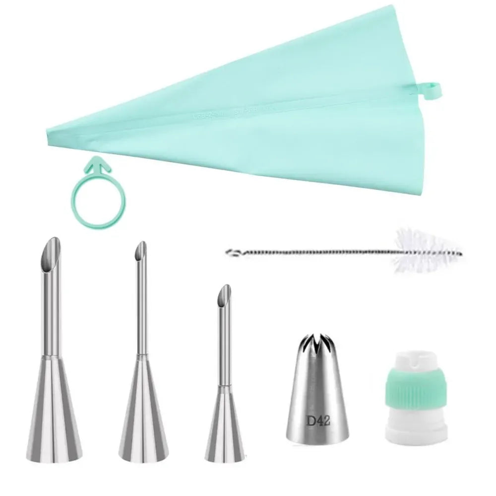 Poche à Douille Pâtisserie en Silicone avec 22 Accessoires Inclus douillepoche