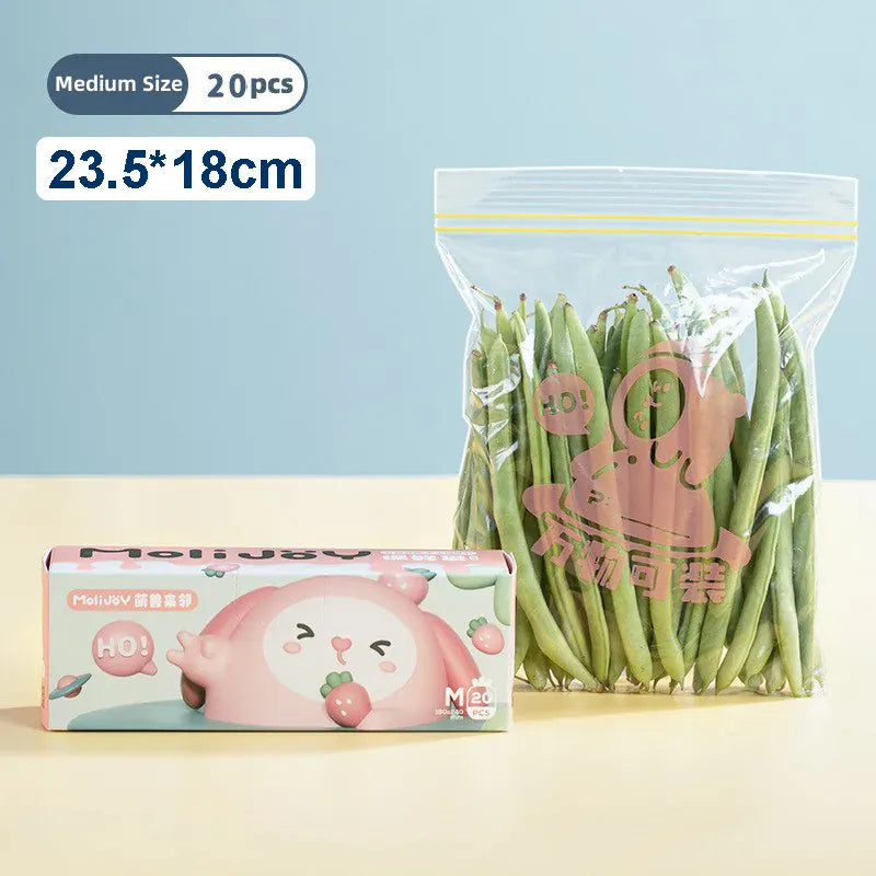 Sachets Zip Alimentaires Réutilisables - Lot de 30 pièces Hermétiques