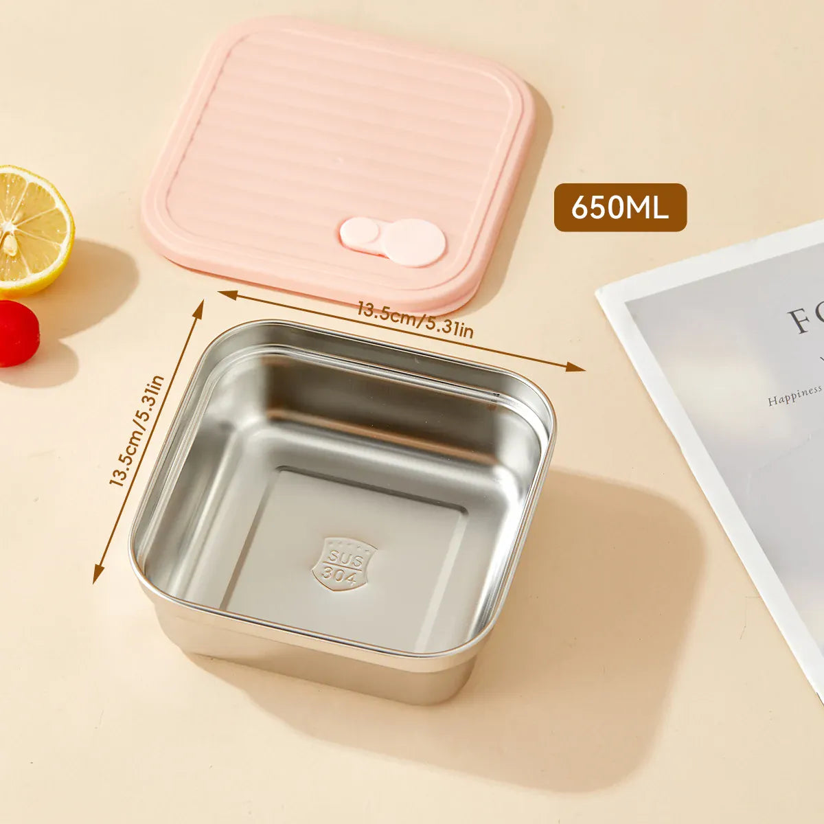 Ensemble Lunch Box Lucky - 700ml Étanche Anti-Fuite Bento