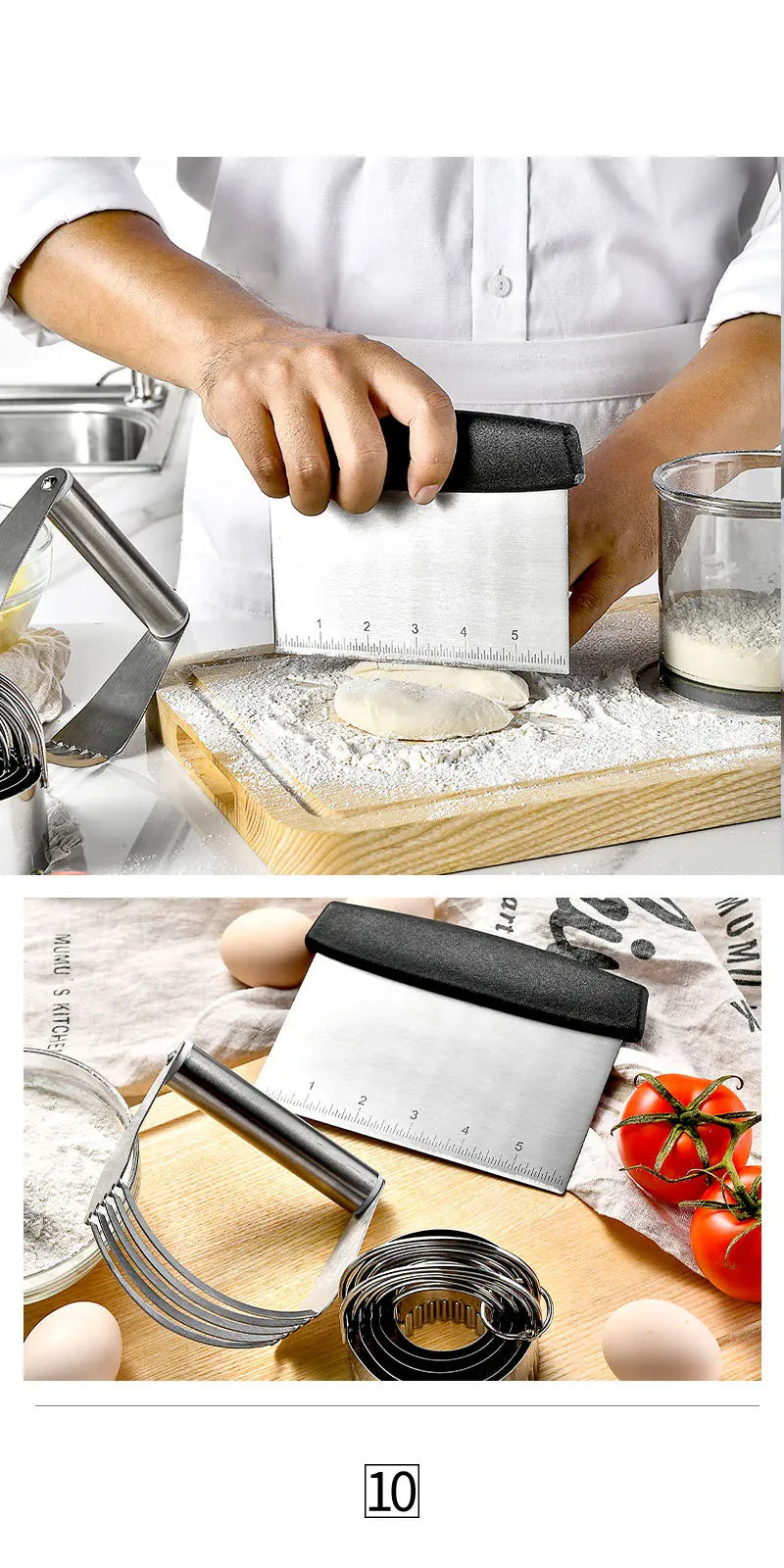 Emporte-pièces à Gâteaux en Acier Inoxydable - Set de 5 Pièces Rondes emportepieces