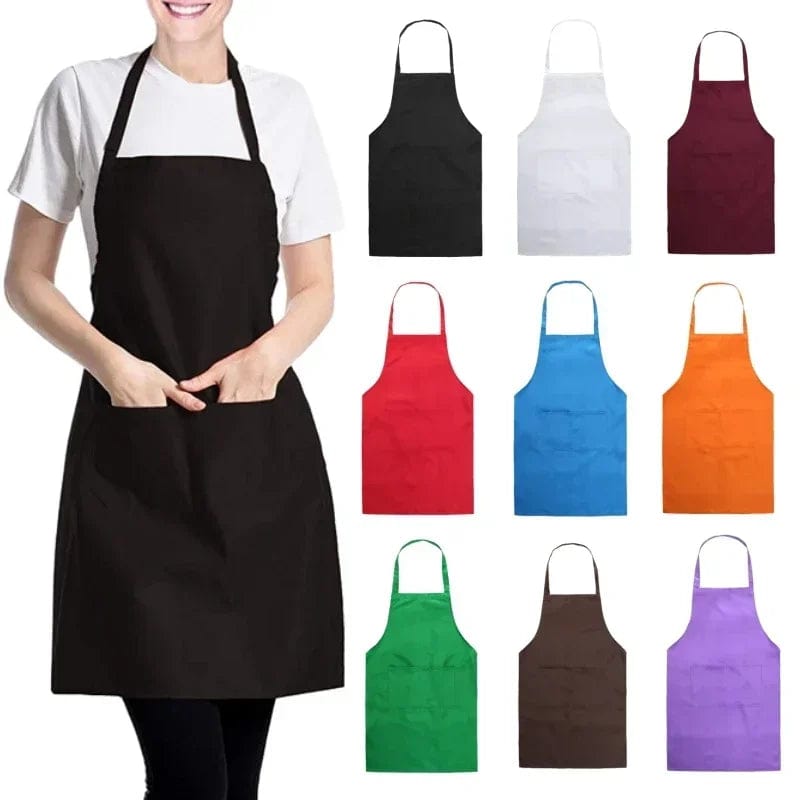 Tablier de Cuisine Réglable Imperméable Anti-huile avec Poche pour Cuisine et Barbecue tablier