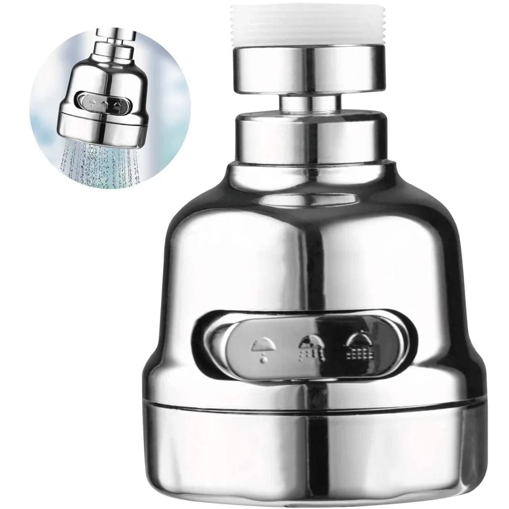 Aérateur de robinet de cuisine à 360 degrés - Économie d'eau - Filtre diffuseur robinetterie